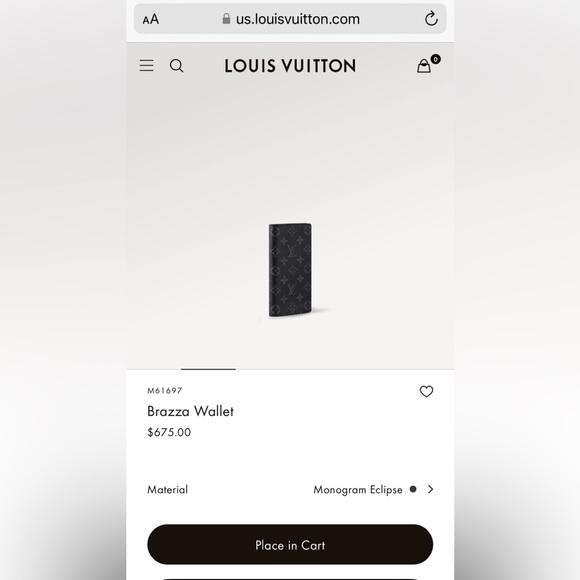 Louis Vuitton Monogram Brazza Wallet NWT - Picture 6 of 6